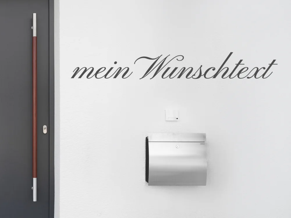 Fassadenbeschriftung Wunschtext | 3