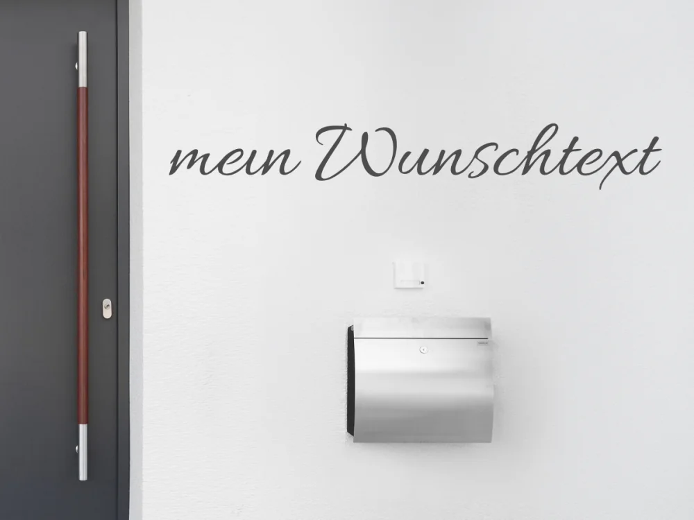 Fassadenbeschriftung Wunschtext | 4