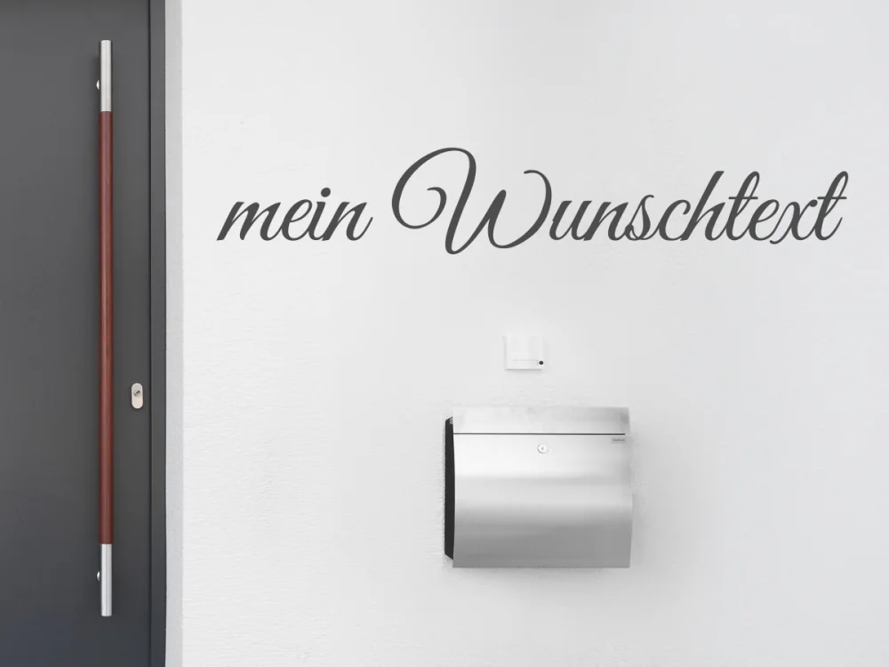 Fassadenbeschriftung Wunschtext | 4