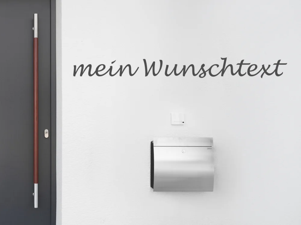 Fassadenbeschriftung Wunschtext | 6