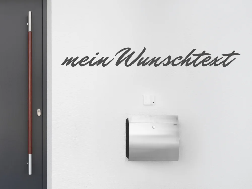 Aufkleber für FFassadenbeschriftung Wunschtext | 7assaden Wunschtext Nr. 5