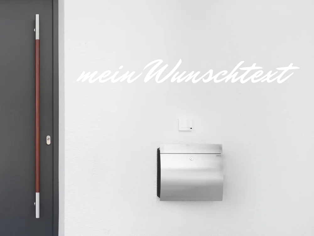 Fassadenbeschriftung Wunschtext | 7