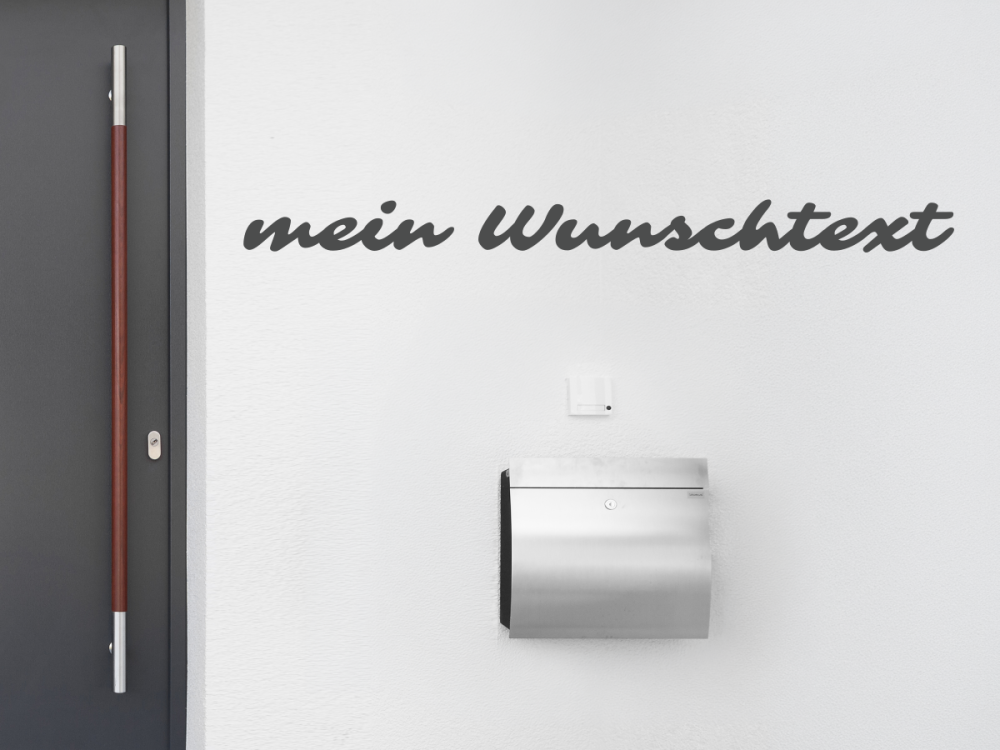 Fassadenbeschriftung Wunschtext | 8