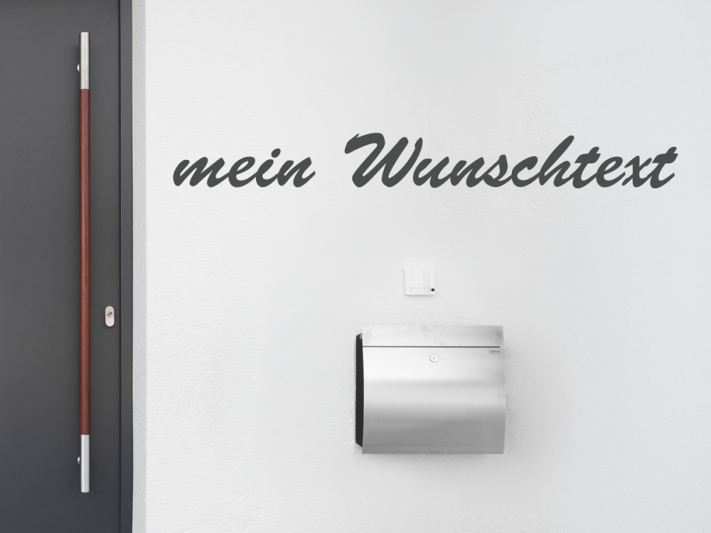 Fassadenbeschriftung Wunschtext | 9
