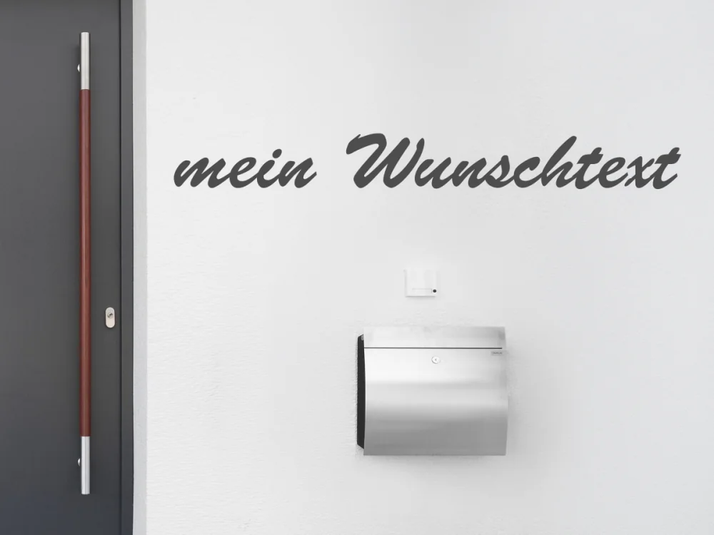 Fassadenbeschriftung Wunschtext | 9