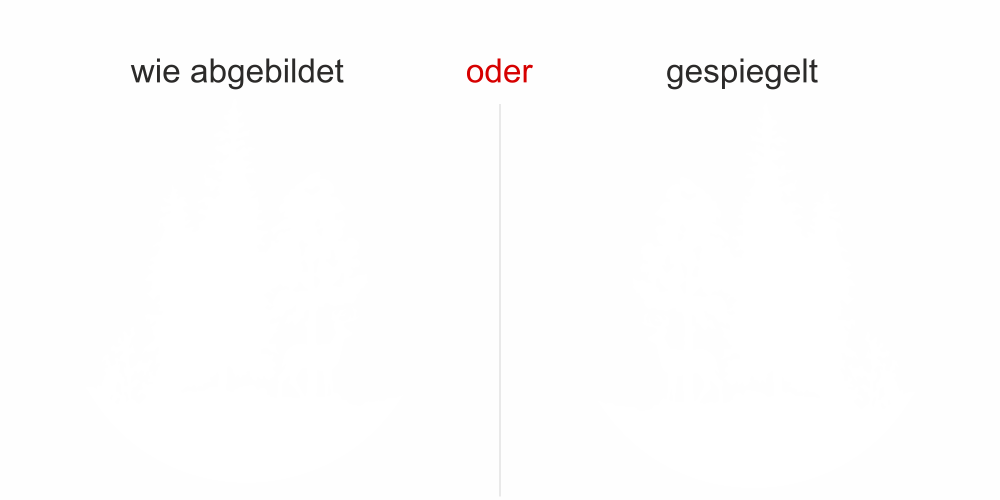 Außenwandtattoo Hirsch im Wald