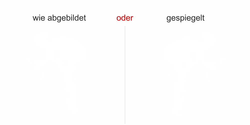 Fassadendekor Rennrad
