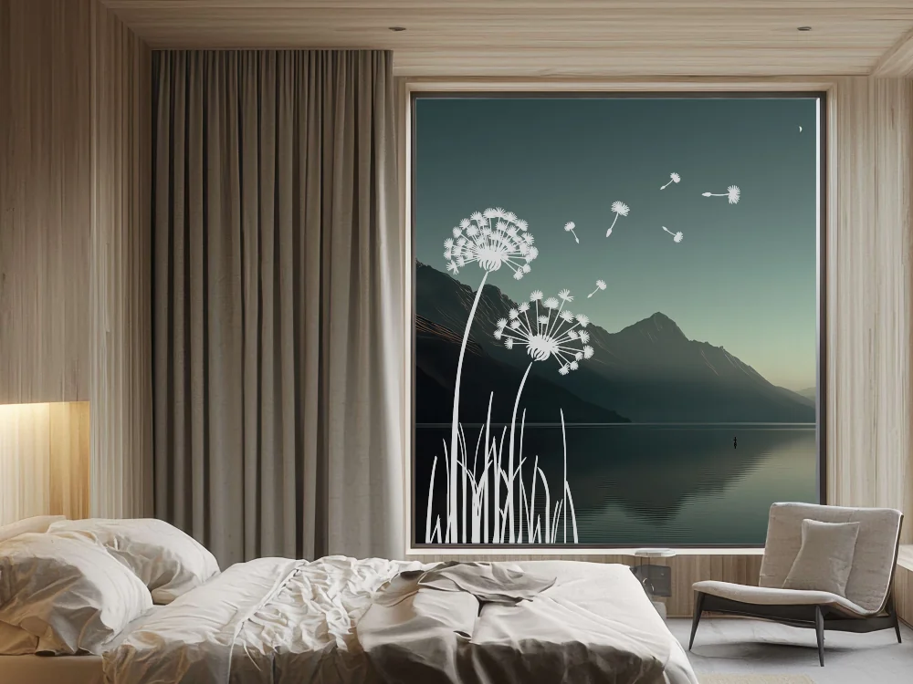 Fensteraufkleber Pusteblume