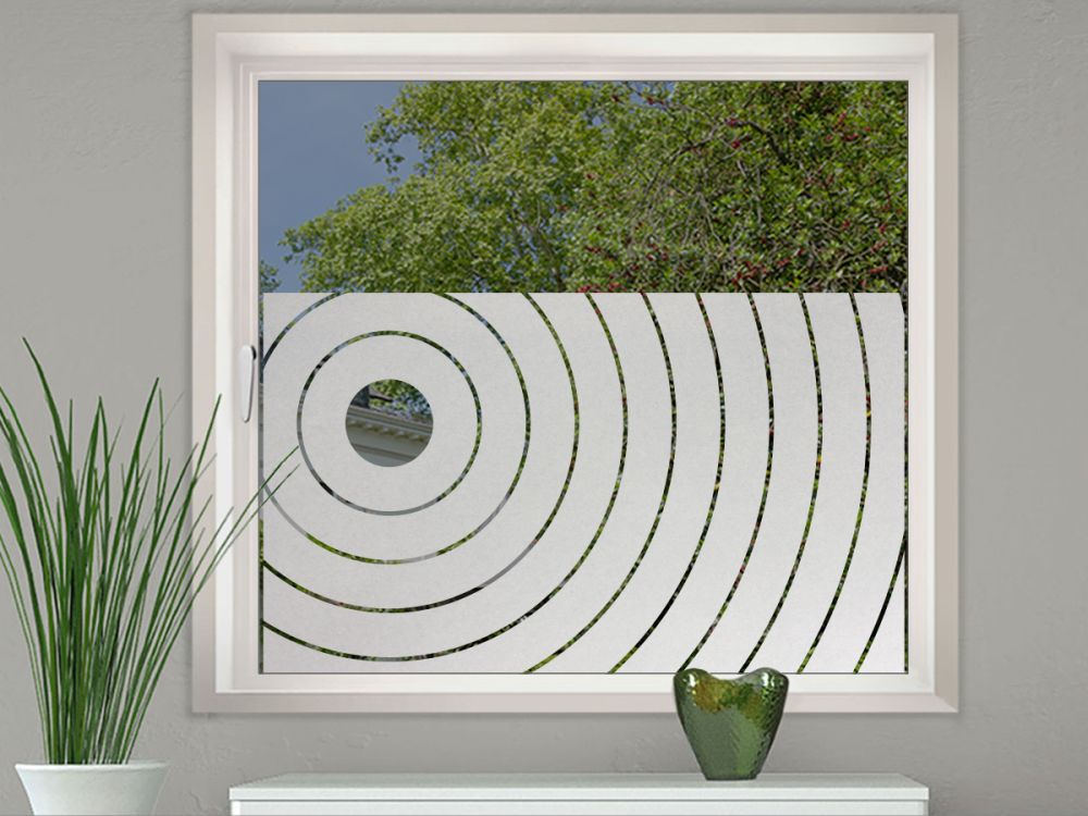 Fensterbanner Kreismotiv