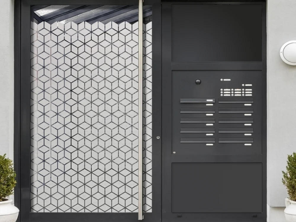 Fensterfolie Geometrisches Rautenmuster