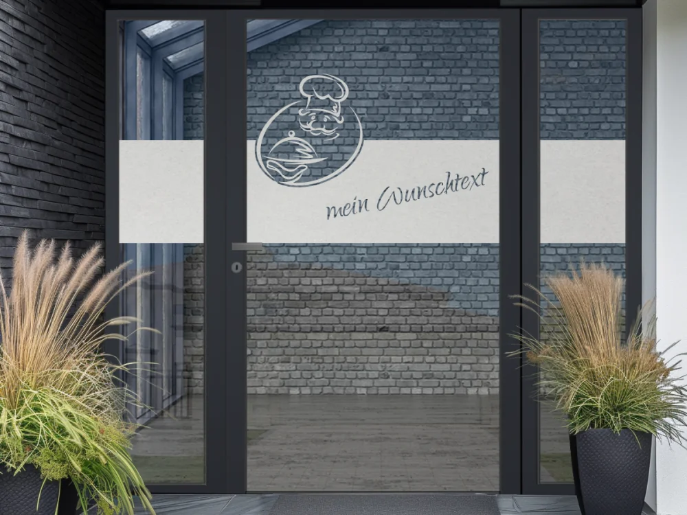 milchige Glasfolie als Sichtschutz fürs Küchenfenster