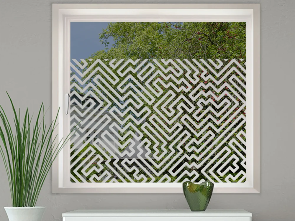 Fensterfolie Labyrinth