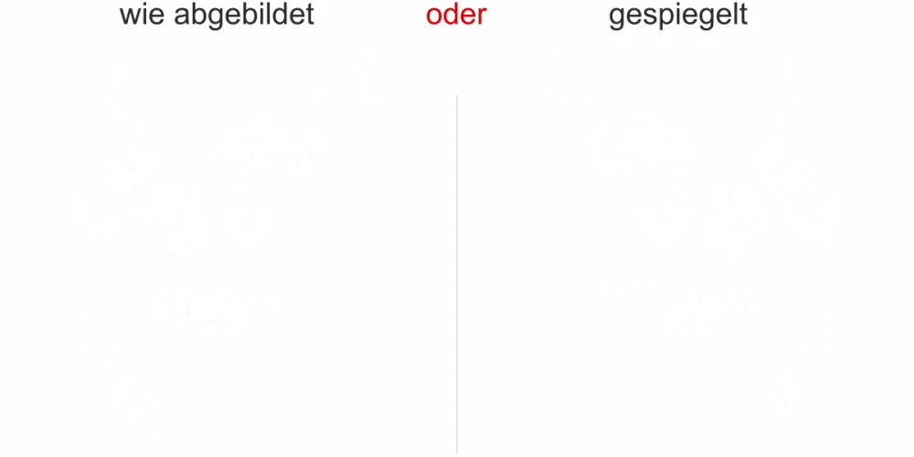 Fensterfolie Pflanze Orchidee - Ansicht Ausrichtung und Farbauswahl Fensterfolie Pflanze Orchidee - Ansicht Ausrichtung und Farbauswahl