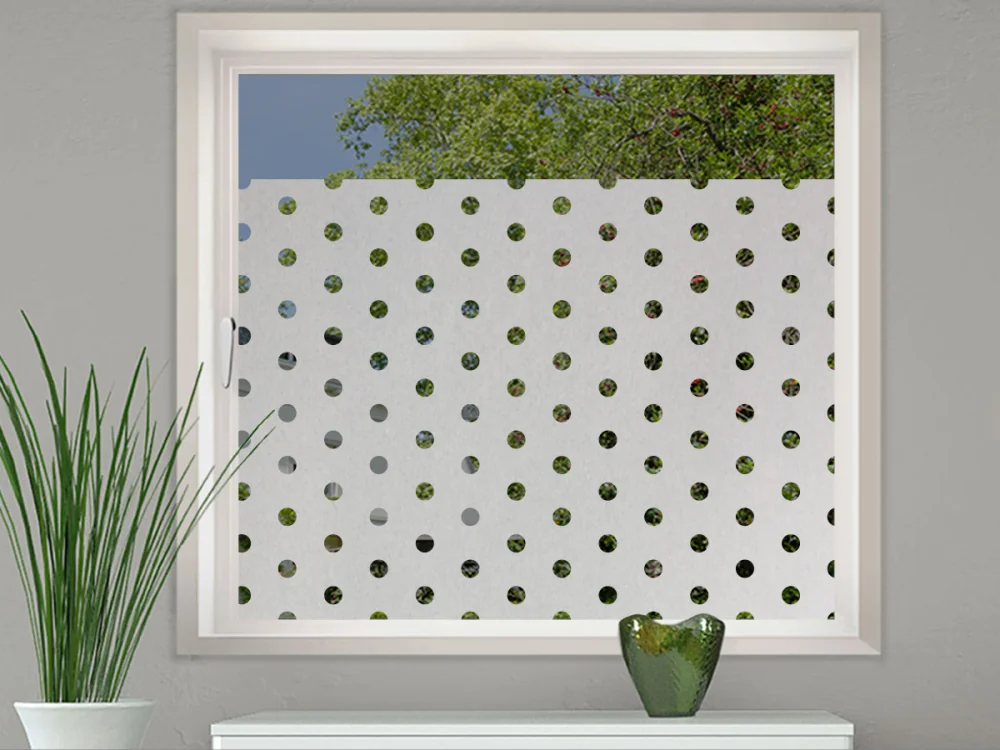 Fensterfolie Punktmuster