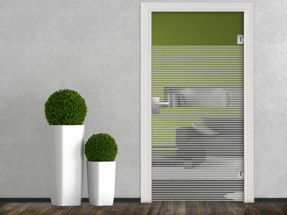 Fensterfolie Streifen 1/1