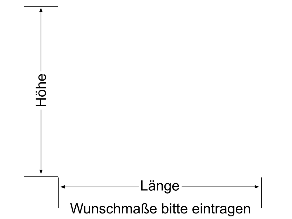 Fensterfolie Streifen 3/0,5 - Ansicht Farbauswahl und Anleitung zur Größenberechnung