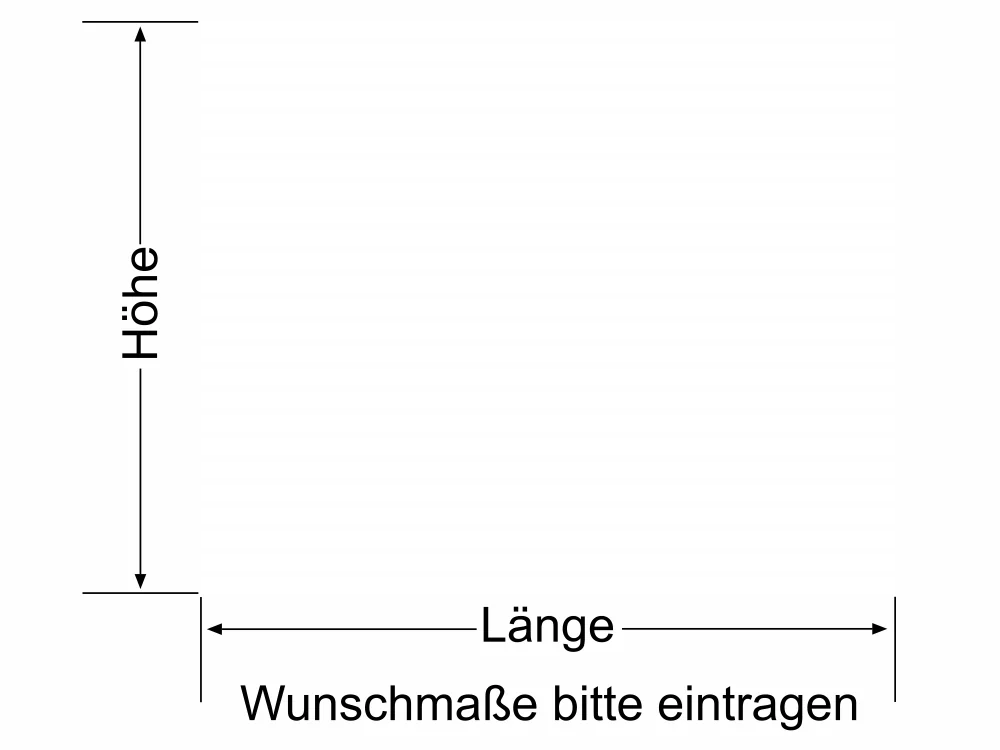 Fensterfolie Streifen 3/1 - Ansicht Farbauswahl und Anleitung zur Größenberechnung