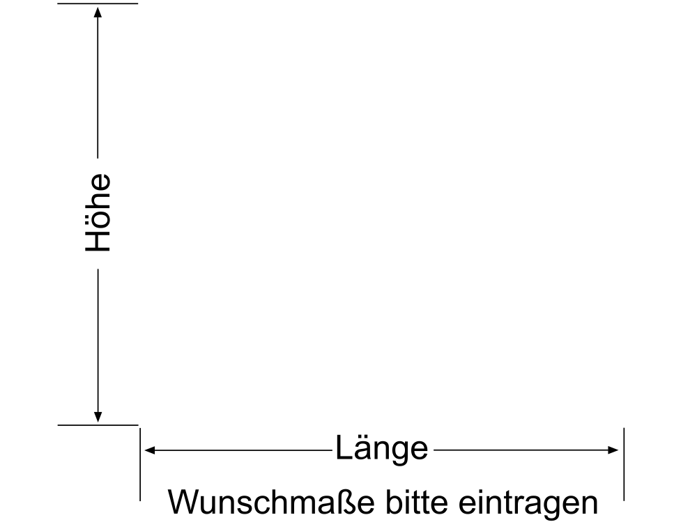 Fensterfolie Streifen 5/5 - Ansicht Farbauswahl und Anleitung zur Größenberechnung