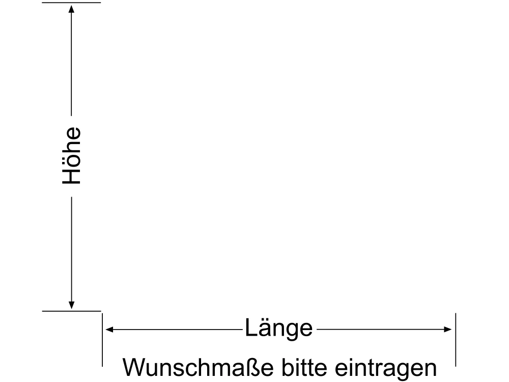 Fensterfolie Streifen 5/5 - Ansicht Farbauswahl und Anleitung zur Größenberechnung