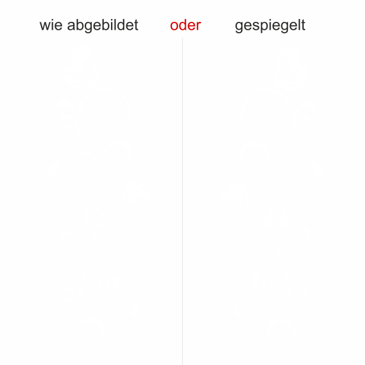 Glasdekor Ornament Frühlingsduft