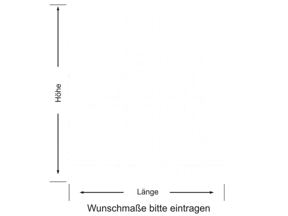 Folie für Fenster Rechtecke - Ansicht Farbauswahl
