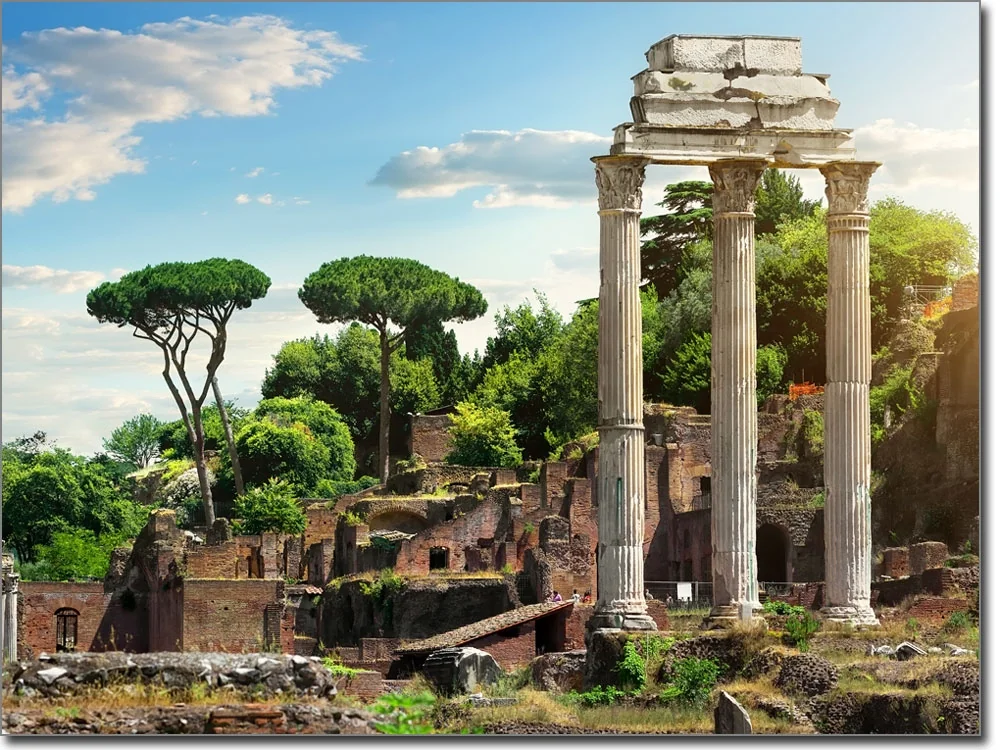 Fensterfolie Forum Romanum in Rom