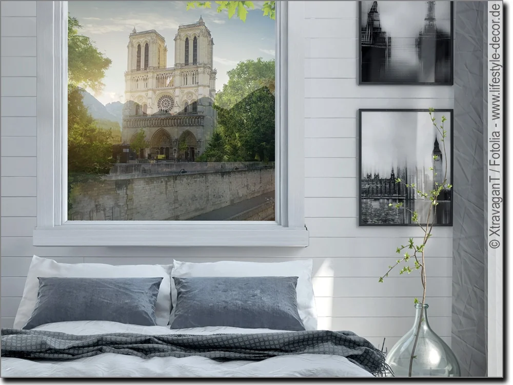 Fensterfolie Notre-Dame
