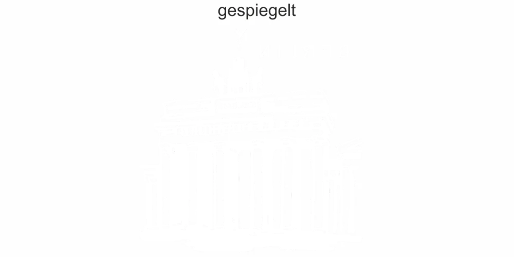 selbstklebender Sticker für Glas Berlin - Ansicht Ausrichtung und Farbauswahl selbstklebender Sticker für Glas Berlin - Ansicht Ausrichtung und Farbauswahl