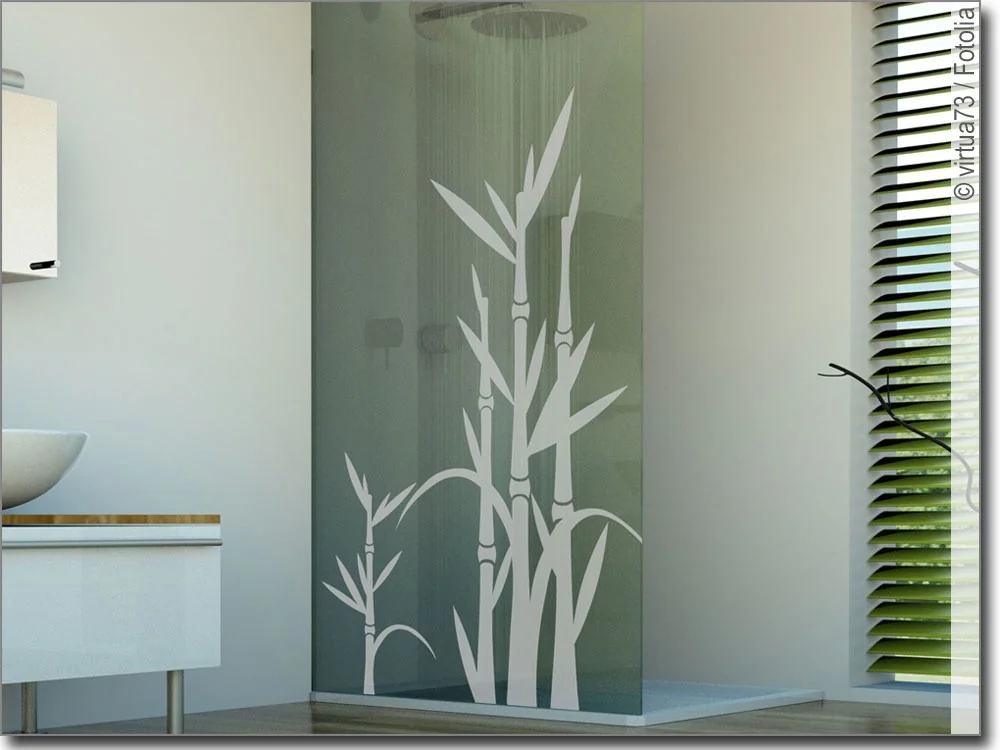 Glasdesign Dekorativer Bambus