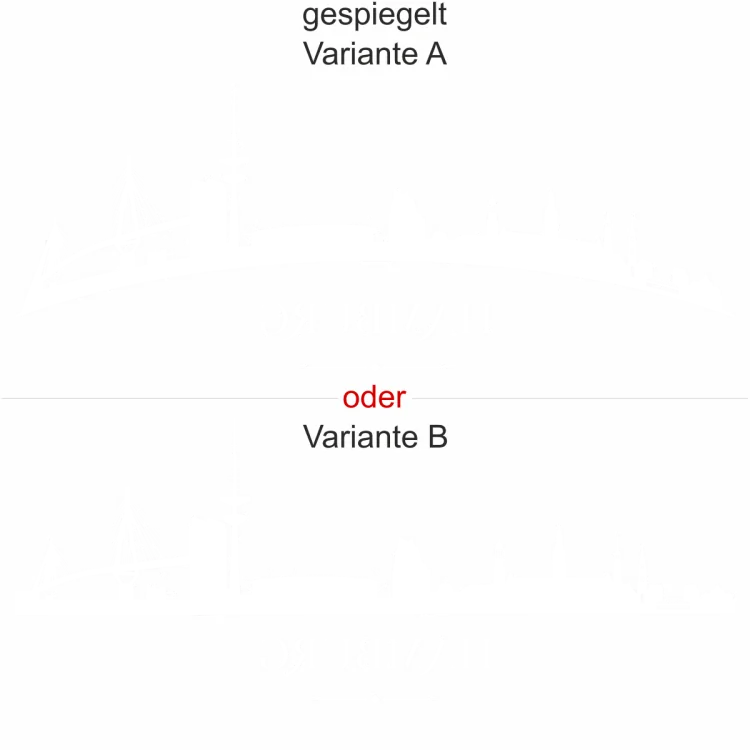 fensteraufkleber hamburg - Ansicht Ausrichtung mit Farbauswahl und Variante fensteraufkleber hamburg - Ansicht Ausrichtung mit Farbauswahl und Variante