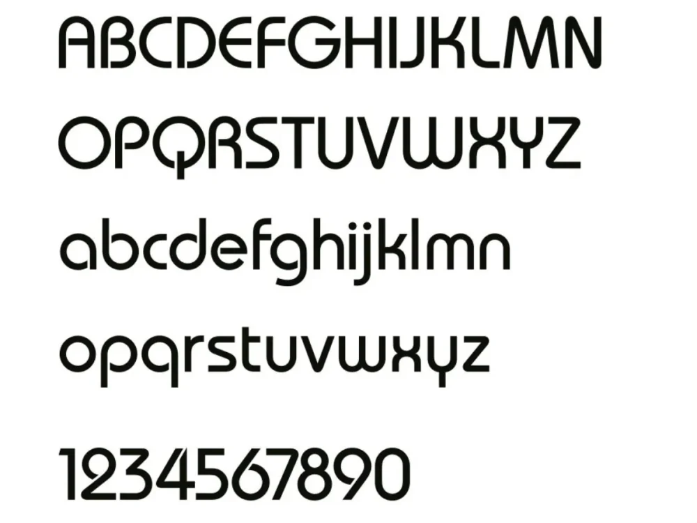 Glasfolie Sichtschutz Praxis - Ansicht Alphabet 1.Zeile