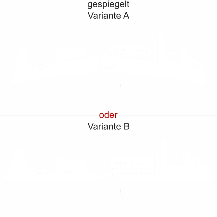 Fenster Milchglasaufkleber - Ansicht Ausrichtung mit Farbauswahl und Variante Fenster Milchglasaufkleber - Ansicht Ausrichtung mit Farbauswahl und Variante
