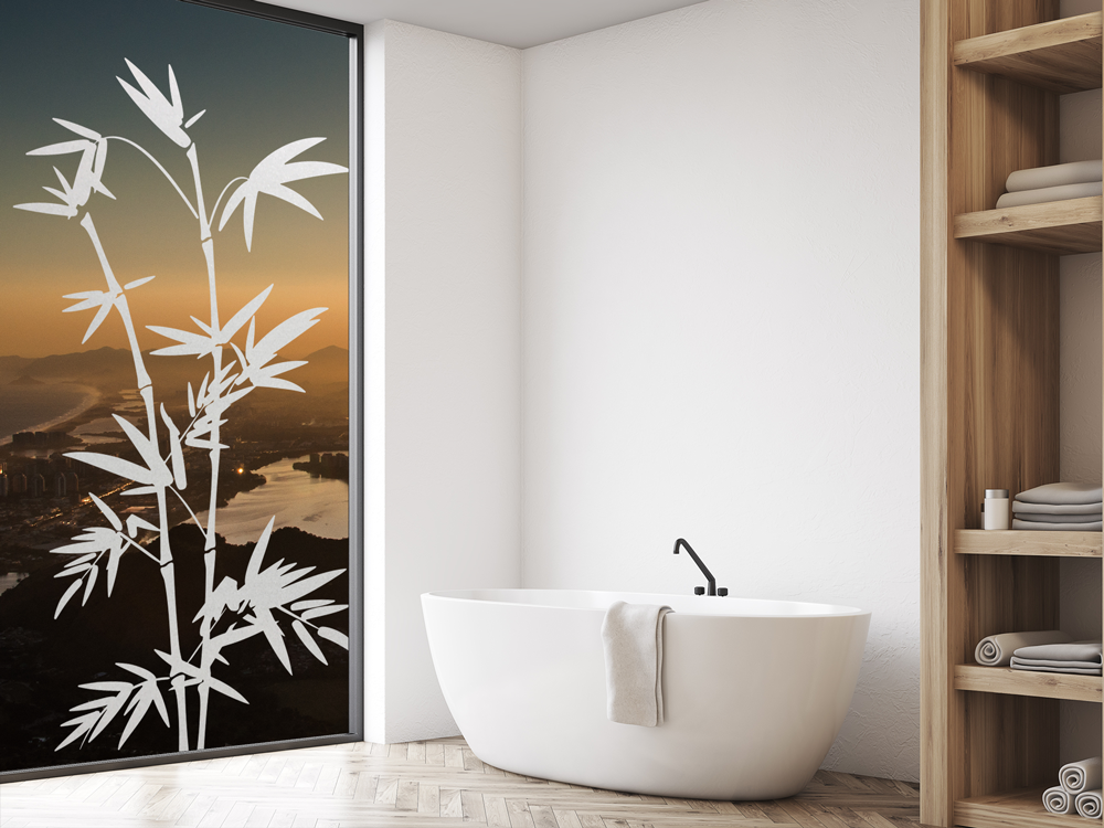 Glastattoo Bambuszweige