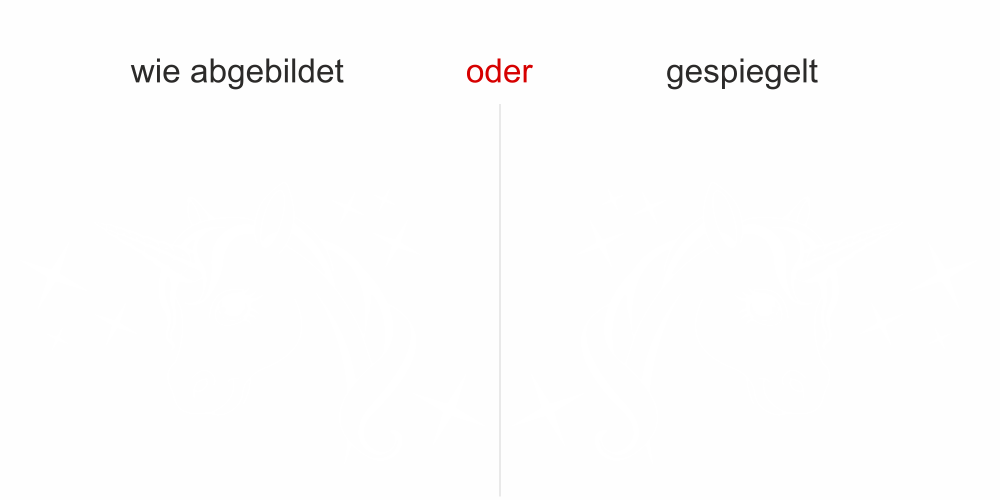 Fenstertattoo Einhorn