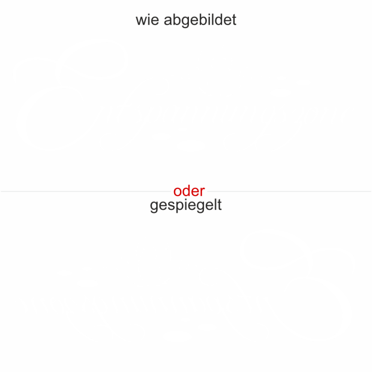 Glastattoo Entspannungszone - Ansicht Ausrichtung mit Farbauswahl