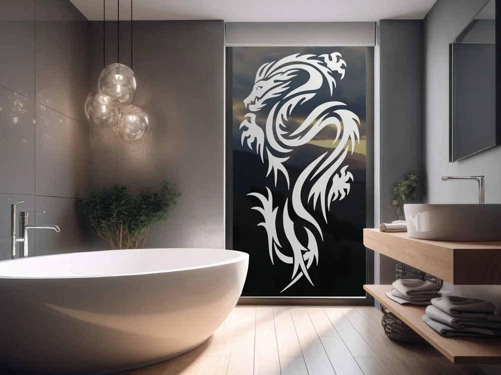 Glastattoo Fantasy Drachen Immortalis