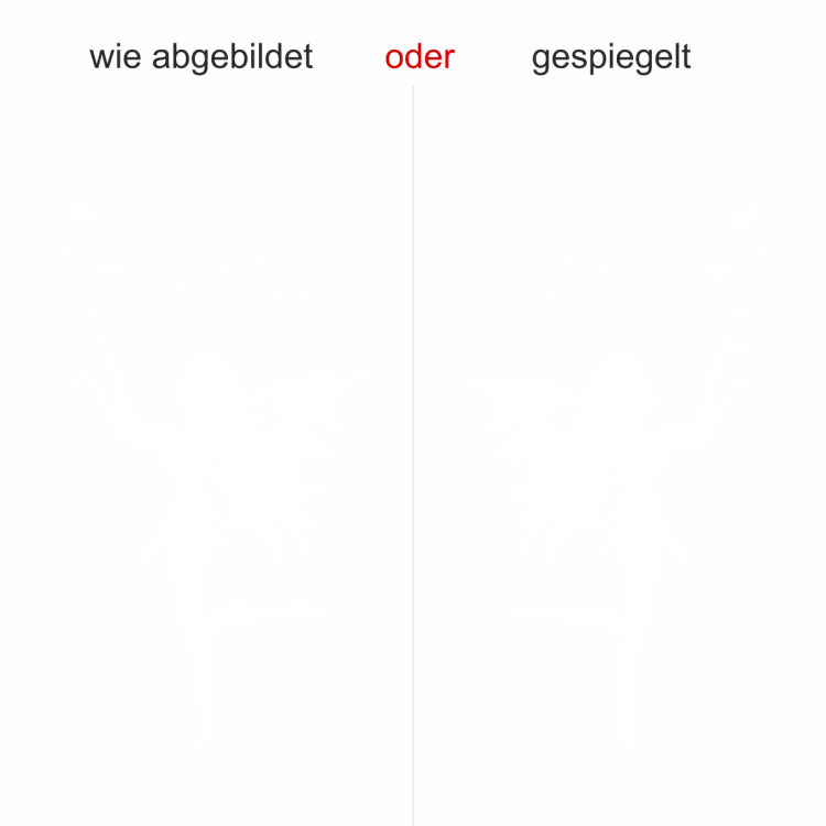 Glastattoo Fee mit Wunschtext