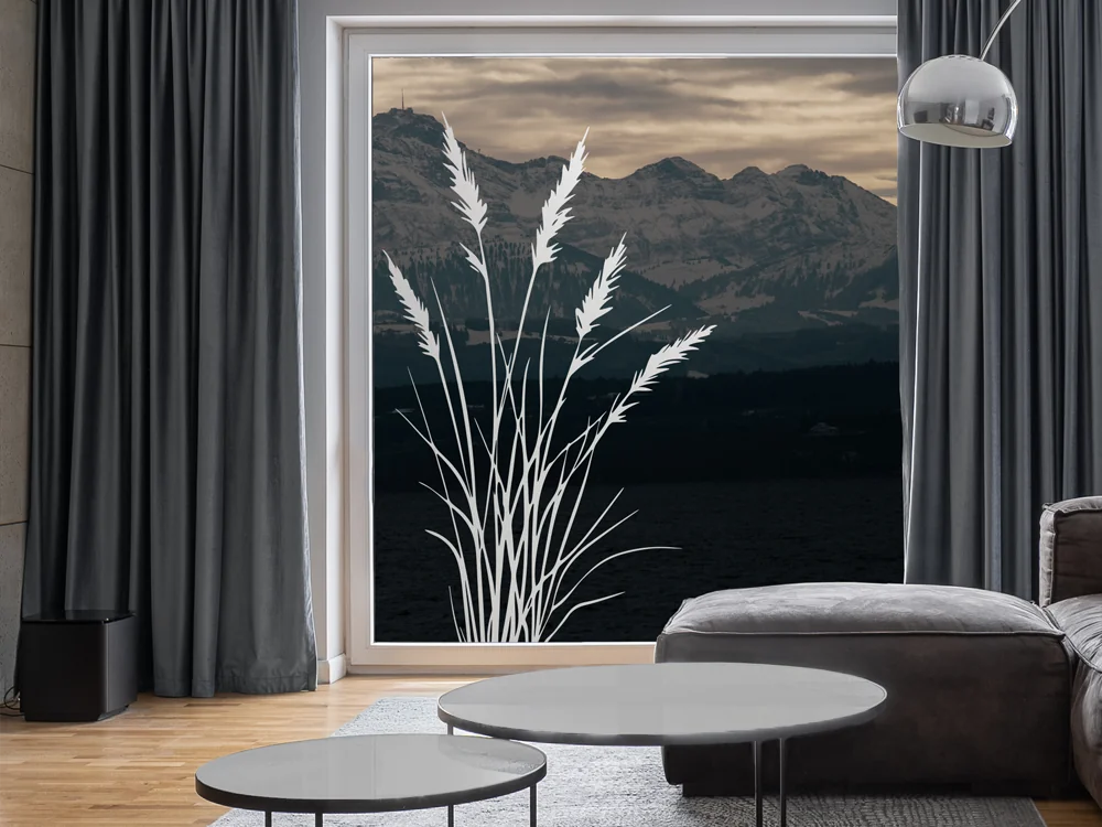 Glastattoo Filigranes Ziergras