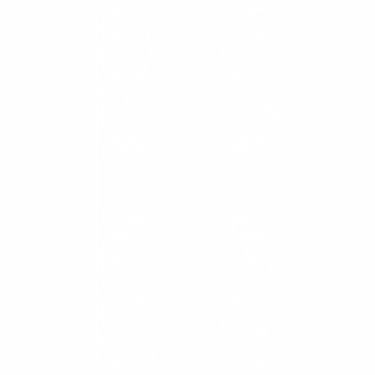 Glastattoo Klassischer Rahmen