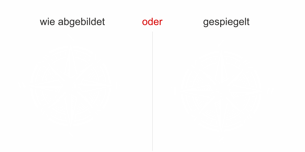 Glastattoo Kompass