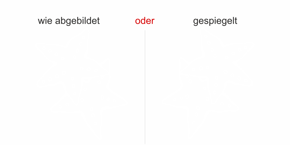 Glastattoo Seesterne
