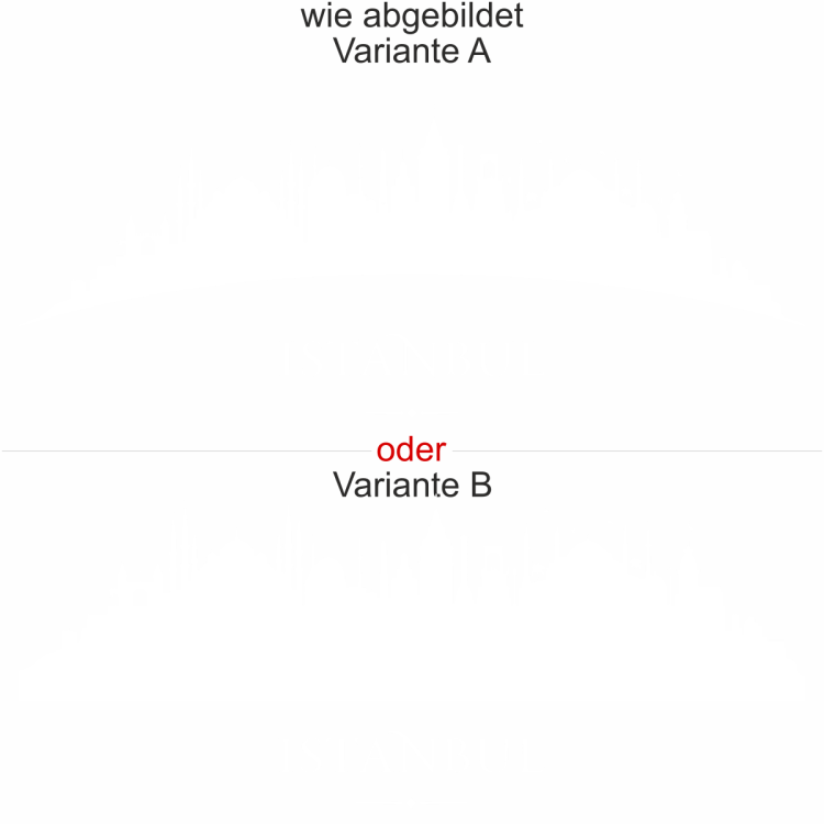Aufkleber für Fenster Skyline Istanbul - Ansicht Ausrichtung mit Farbauswahl und Variante Aufkleber für Fenster Skyline Istanbul - Ansicht Ausrichtung mit Farbauswahl und Variante