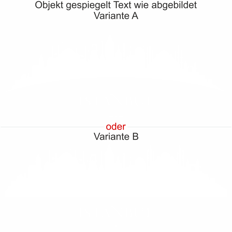 Aufkleber für Fenster Skyline Istanbul - Ansicht Ausrichtung mit Farbauswahl und Variante Aufkleber für Fenster Skyline Istanbul - Ansicht Ausrichtung mit Farbauswahl und Variante