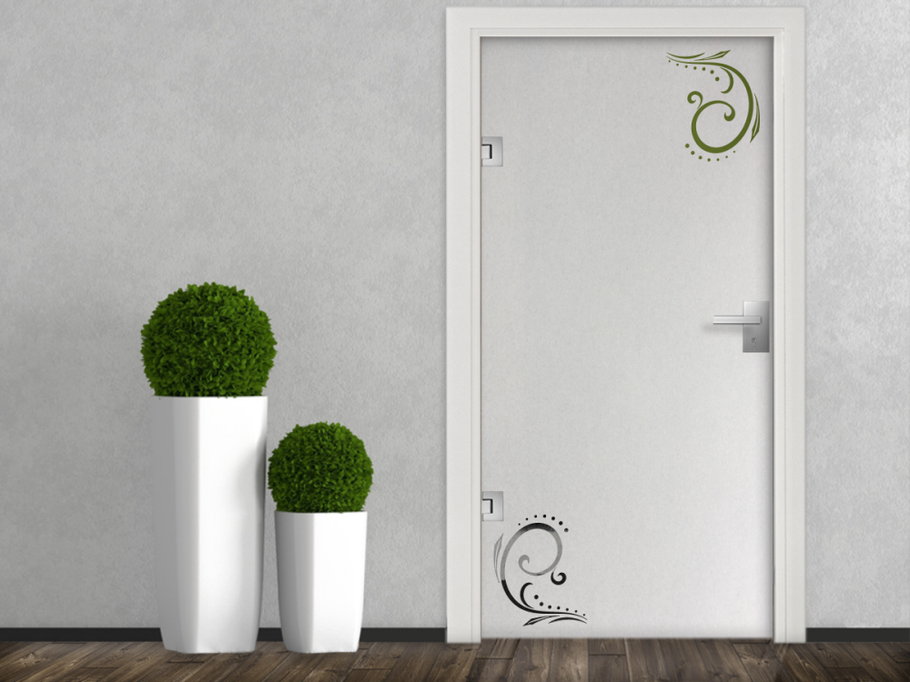 Glastür Milchglasfolie für Fenster Klassisch