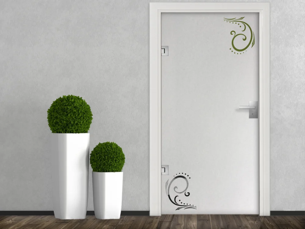 Glastür Milchglasfolie für Fenster Klassisch