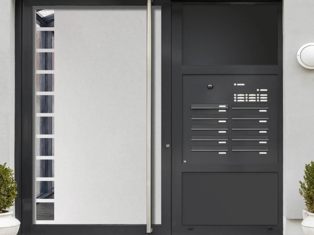 Glastür Milchglasfolie Vierecke