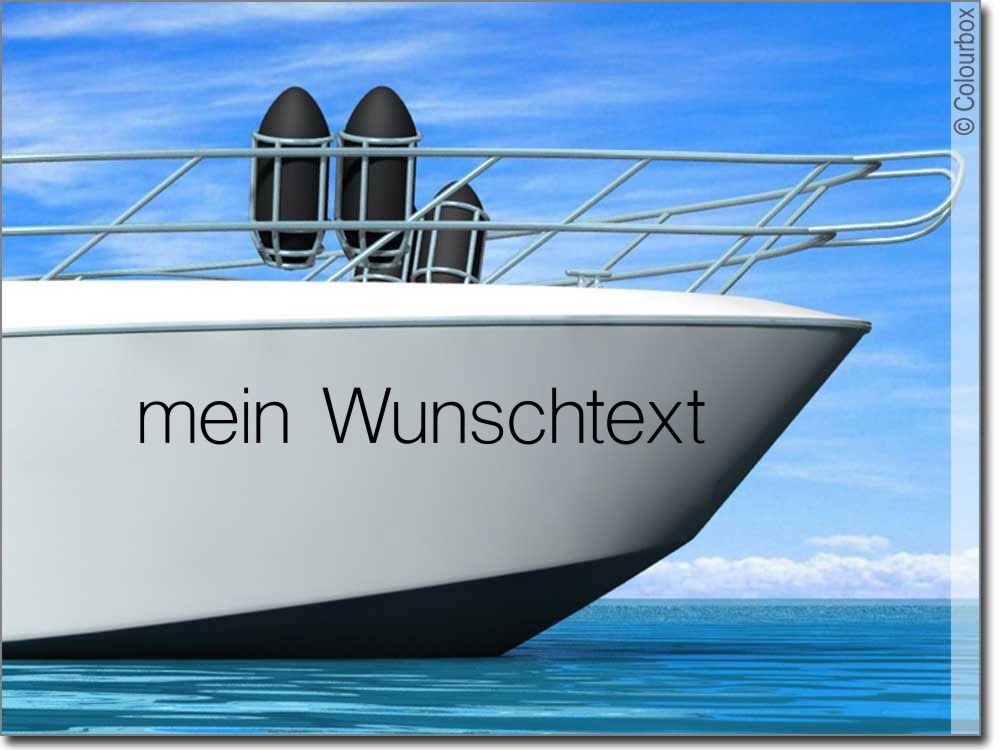 Kennzeichnung für Boote Nr. 19