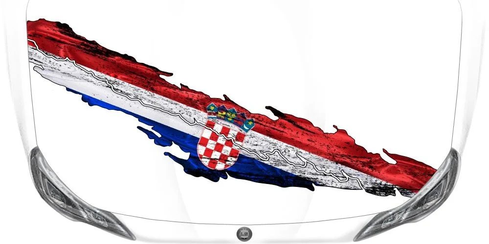 Autohaube Flagge Fann Artikel Kroatien 