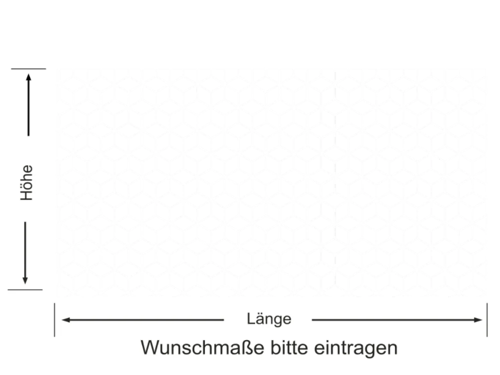 Milchglasfolie Geometrisches Rautenmuster