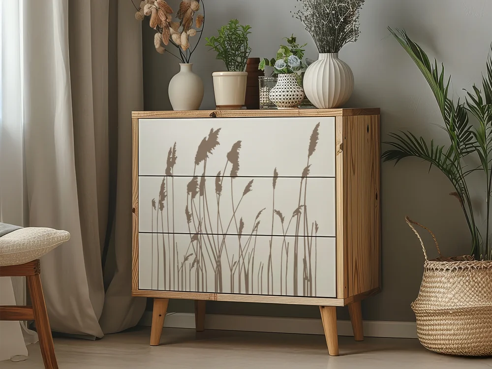 Wildgräser Aufkleber Möbelstücke